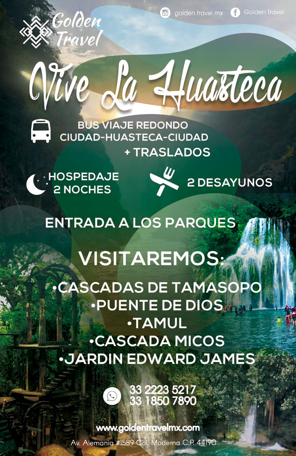 Golden Travel Tour la Huasteca